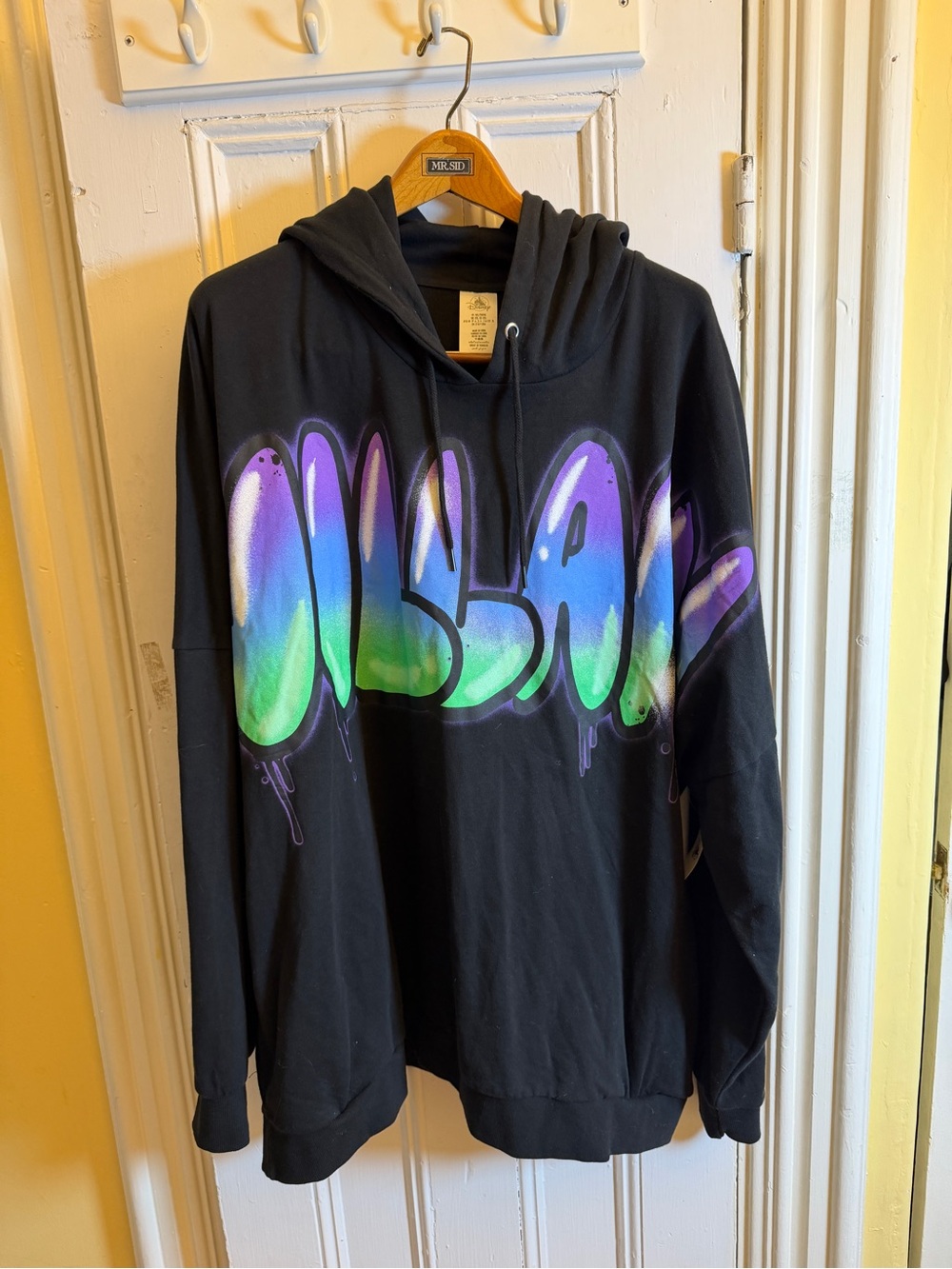Disney Villains Graffiti Hoodie XXL Oversized Maleficent Hades Scar Evil Queen